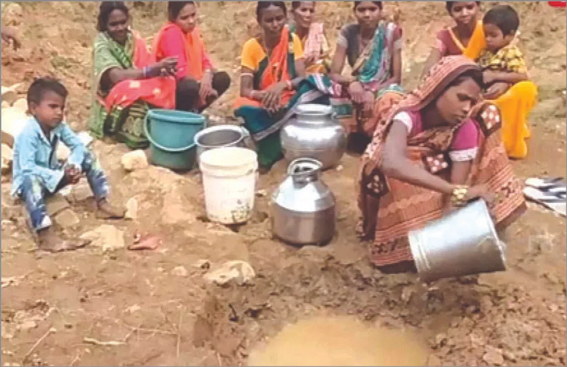  ଟୋପାଏ ପାଣି ପାଇଁ ସଂଘର୍ଷ