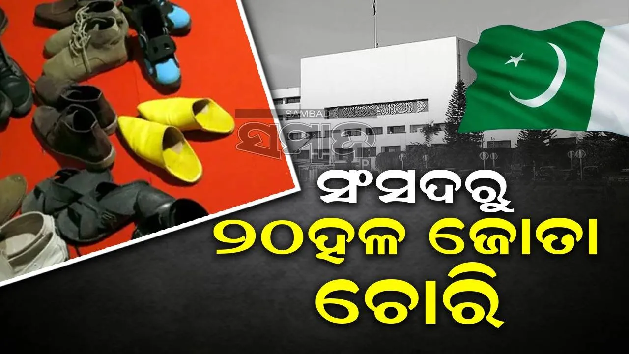  ପାକିସ୍ତାନ ସଂସଦରୁ ଚୋରି ହେଲା ୨୦ହଳ ଜୋତା: ଯାଞ୍ଚ କରୁଛି ପୁଲିସ