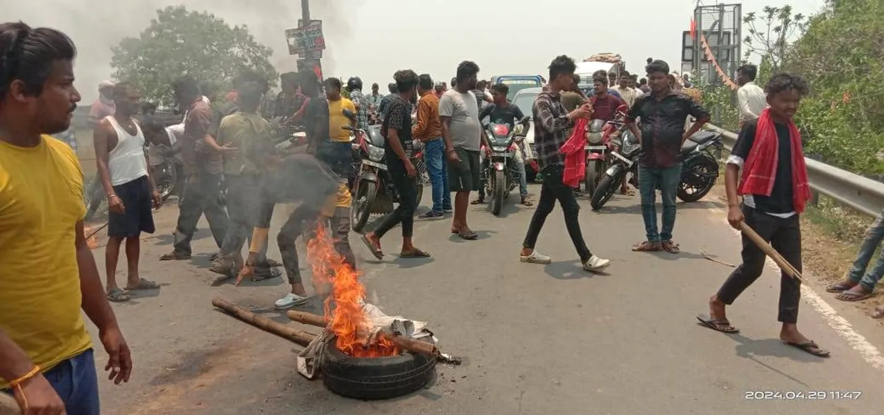 ହାଇଓ୍ବା ଧକ୍କାରେ ଯୁବକଙ୍କ ମୃତ୍ୟୁ, ଘଟଣାସ୍ଥଳରେ ଉତ୍ତେଜନା