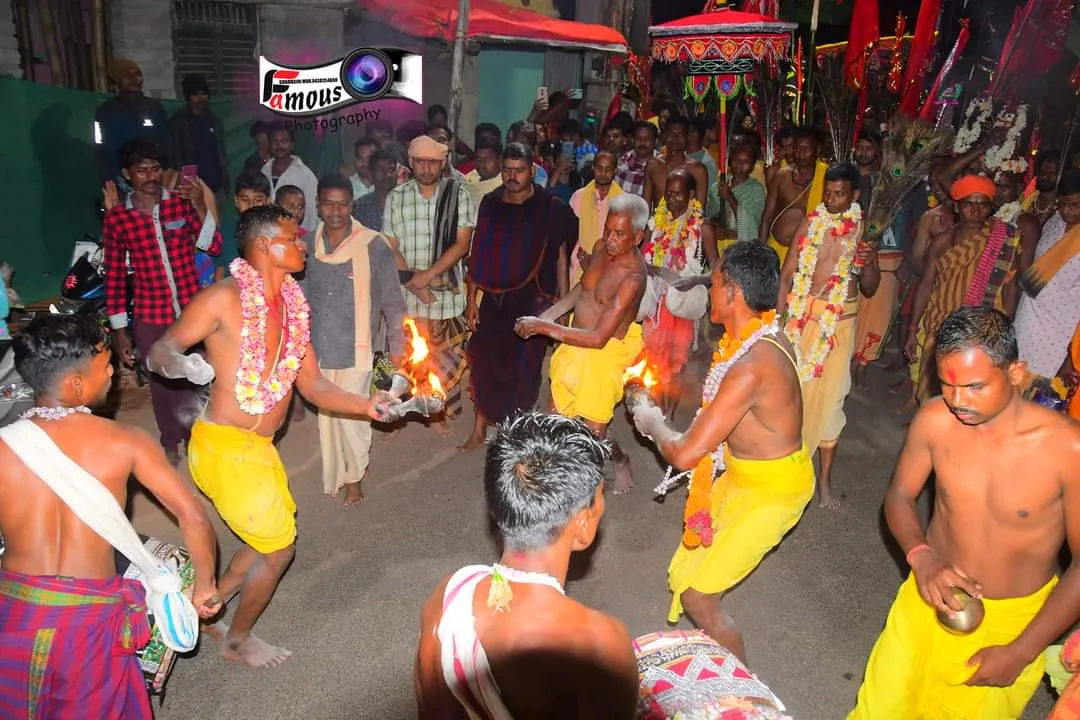  ମା’ ରୁଦ୍ରକାଳୀଙ୍କ ୧୩ଦିନିଆ ଦଣ୍ଡଯାତ୍ରା ଆରମ୍ଭ; ପାରଂପରିକ ବାଦ୍ୟ ଓ ନୃତ୍ୟରେ କମ୍ପୁଛି ଘୁମୁସର ଉଦୟଗିରି ଅଞ୍ଚଳ