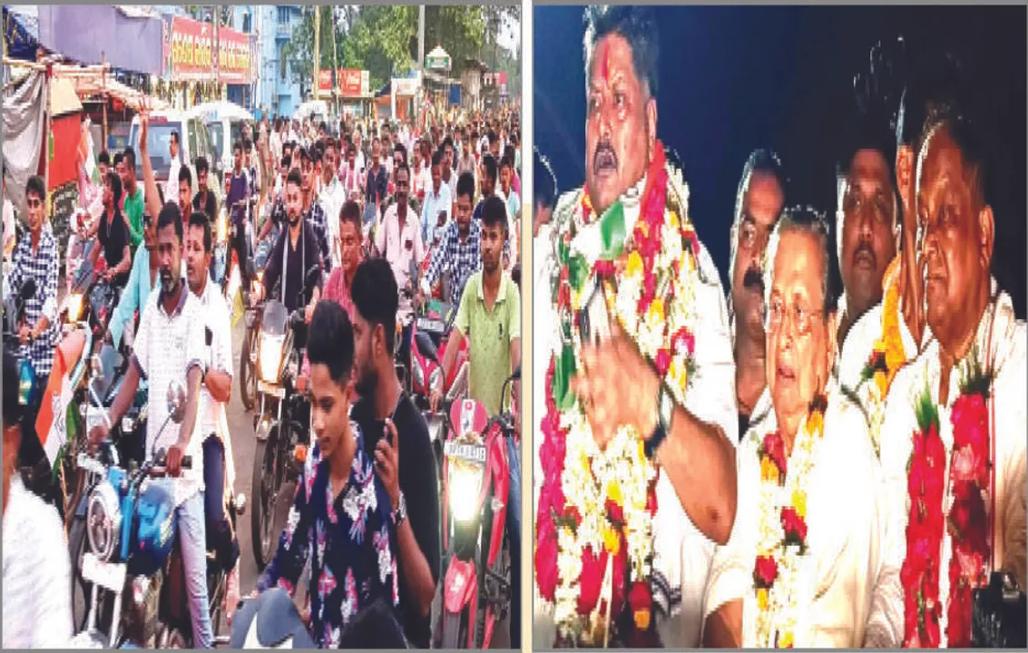  କଂଗ୍ରେସ ପ୍ରାର୍ଥୀ ଅସିତ ପଟ୍ଟନାୟକଙ୍କ ଶକ୍ତି ପ୍ରଦର୍ଶନ