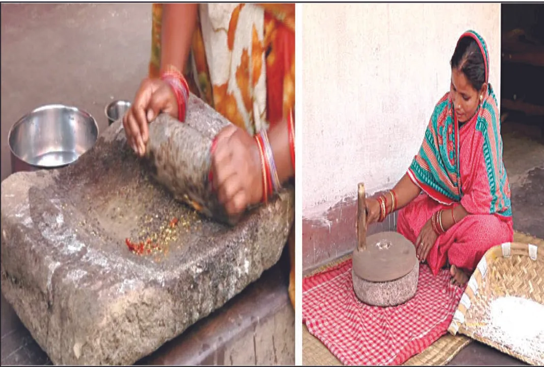  ହଜିନି ପରମ୍ପରା: ଏବେ ବି ମହିଳାଙ୍କ ପ୍ରିୟ ପଥର ତିଆରି ଘରକରଣା