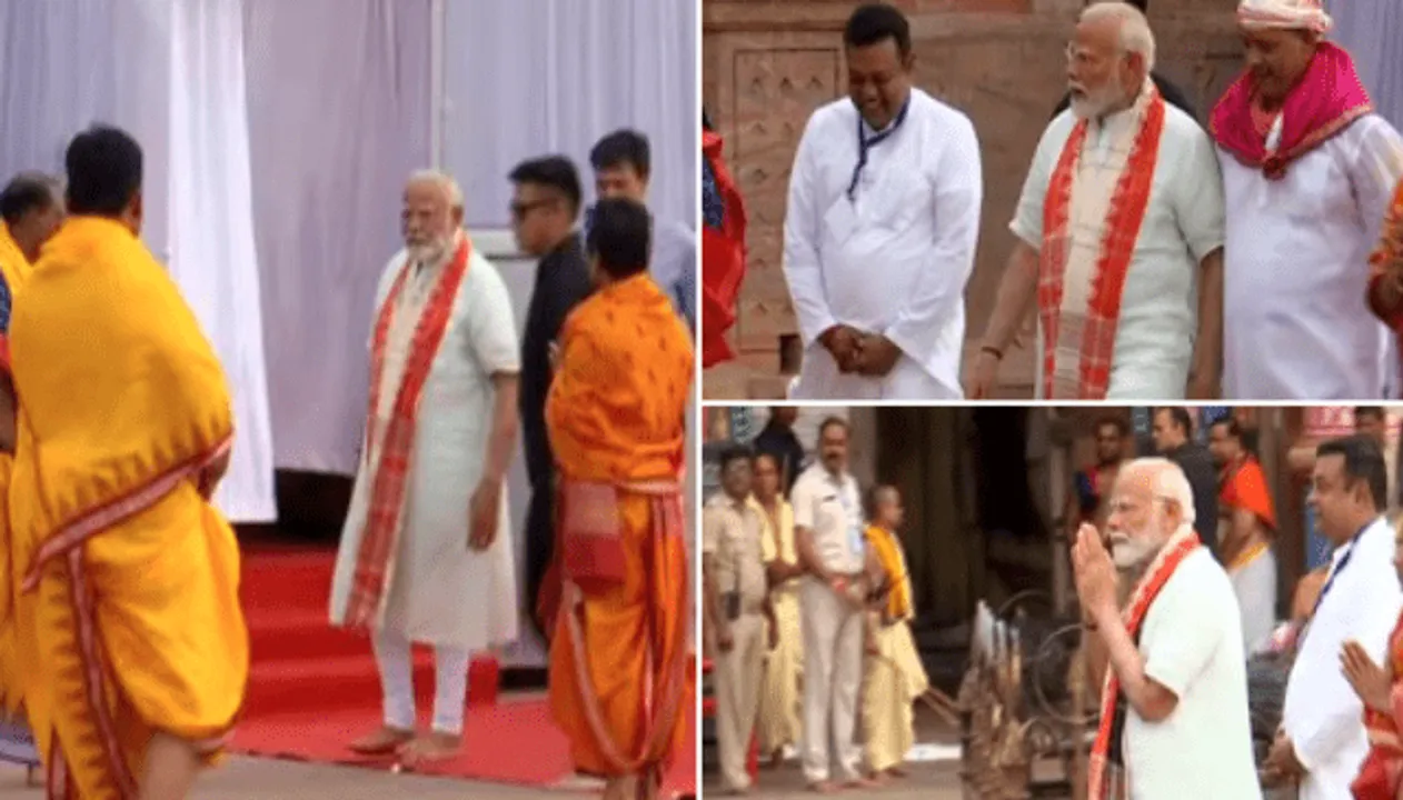  ଶ୍ରୀମନ୍ଦିରରେ ପହଞ୍ଚିଲେ ପ୍ରଧାନମନ୍ତ୍ରୀ