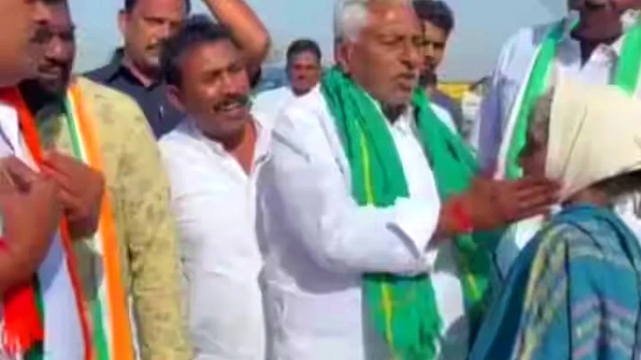  ବୃଦ୍ଧାଙ୍କୁ ଚାପୁଡ଼ା ମାରିଲେ କଂଗ୍ରେସ ସାଂସଦ ପ୍ରାର୍ଥୀ, ବିଜେପିର କଡା ସମାଲୋଚନା