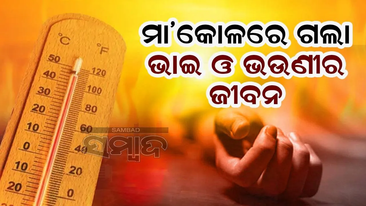  ଏକାସାଙ୍ଗରେ ମା’ କୋଳରେ ଆଖିବୁଜିଲେ ଭାଇ ଓ ଭଉଣୀ