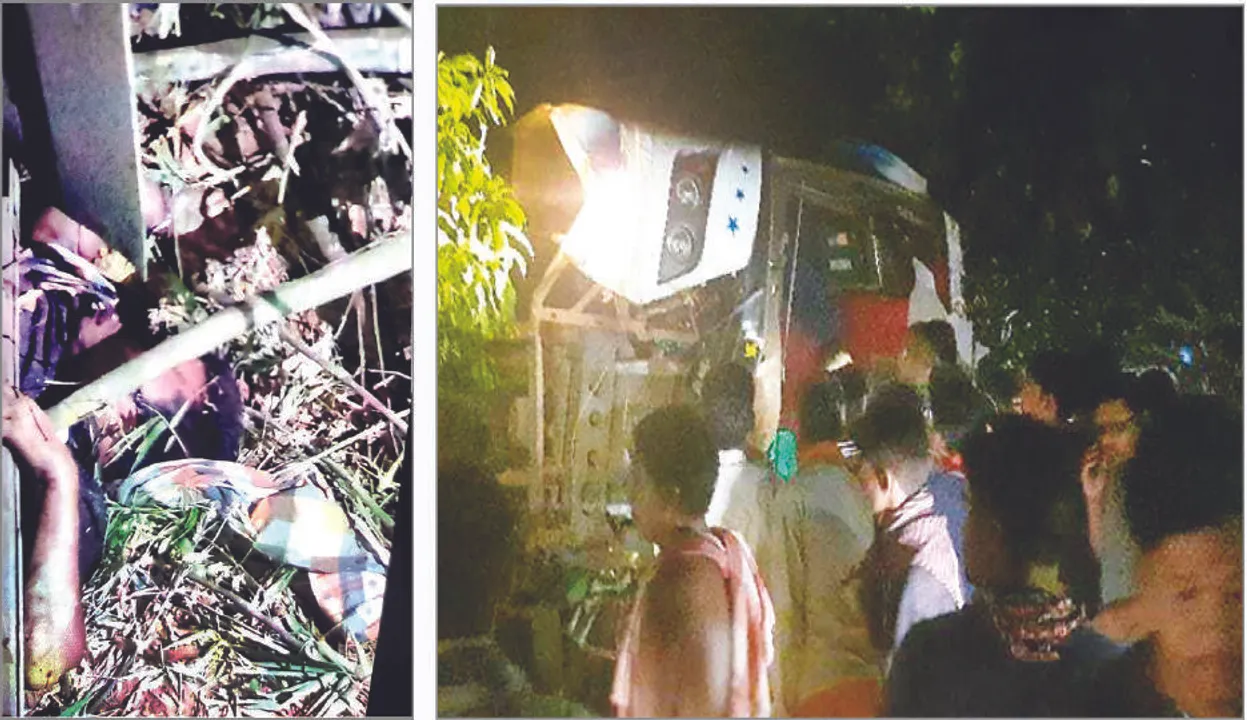  ବସ୍‌ ଓଲଟି ୨ ମୃତ, ୭ ଗୁରୁତର: ୨୫ଆହତ ଫିରିଙ୍ଗିଆ ସ୍ବାସ୍ଥ୍ୟକେନ୍ଦ୍ରରେ ଭର୍ତ୍ତି