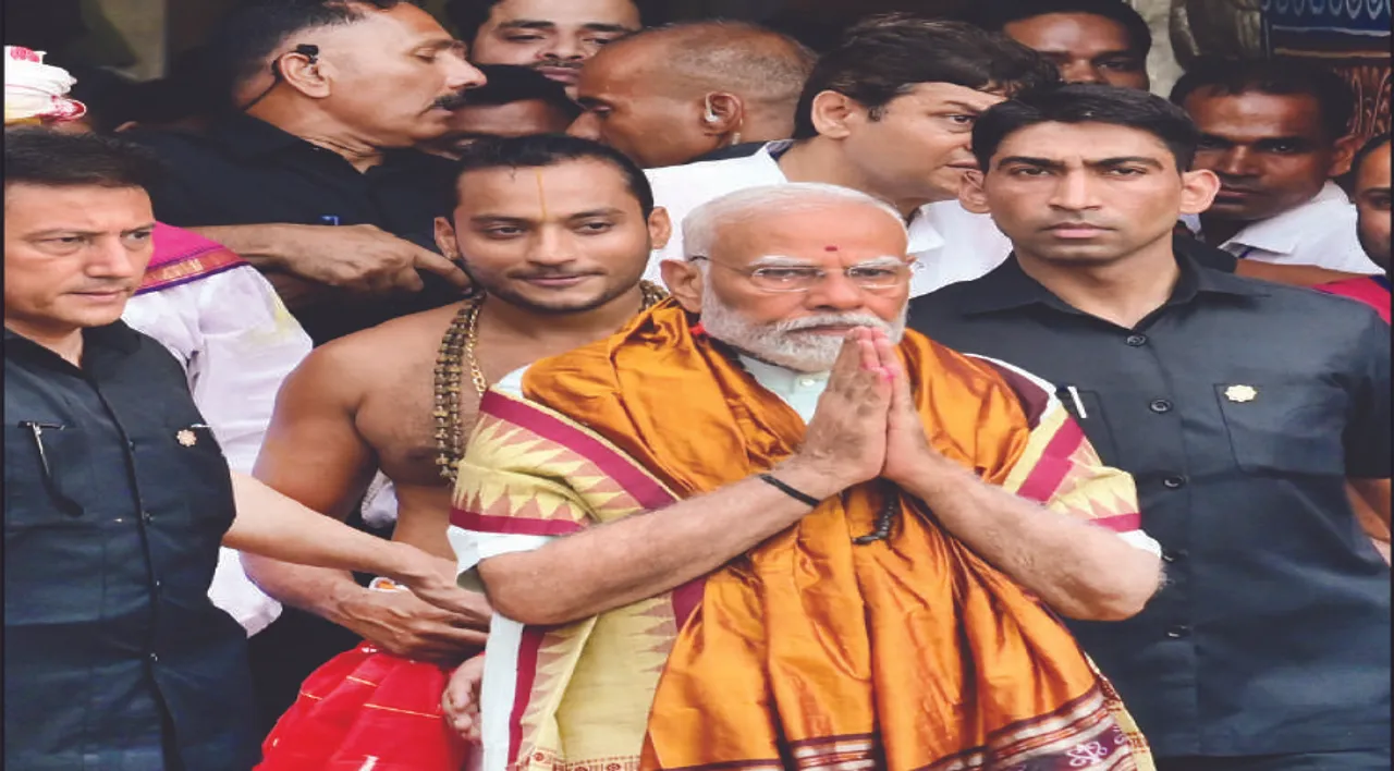 ପୁରୀରେ ପ୍ରଧାନମନ୍ତ୍ରୀଙ୍କ ରୋଡ୍‌ ସୋ’: ମହାପ୍ରଭୁଙ୍କ ଆଶୀର୍ବାଦ ନେଲେ