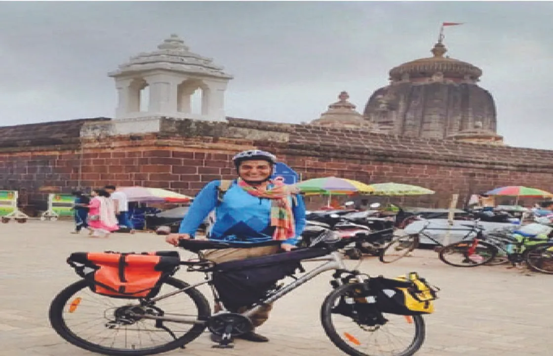  ଜଳବାୟୁ ସୁରକ୍ଷା ପାଇଁ ସାଇକେଲ ଯାତ୍ରା