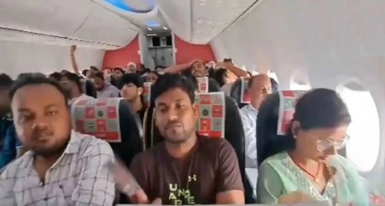  ଦିଲ୍ଲୀ-ଦରଭଙ୍ଗା ବିମାନରେ ଏସି ଅଚଳ: ଘଣ୍ଟାଏ ଧରି ତାତିରେ ସିଝିଲେ ଯାତ୍ରୀ, ଭିଡ଼ିଓ ଭାଇରାଲ