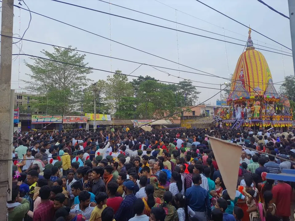  ରାଇରଙ୍ଗପୁରର ପ୍ରସିଦ୍ଧ ରଥ ଯାତ୍ରା: ପୁରୀ ସହ ଗୋଟିଏ ଦିନରେ ଅୟୋଜନ