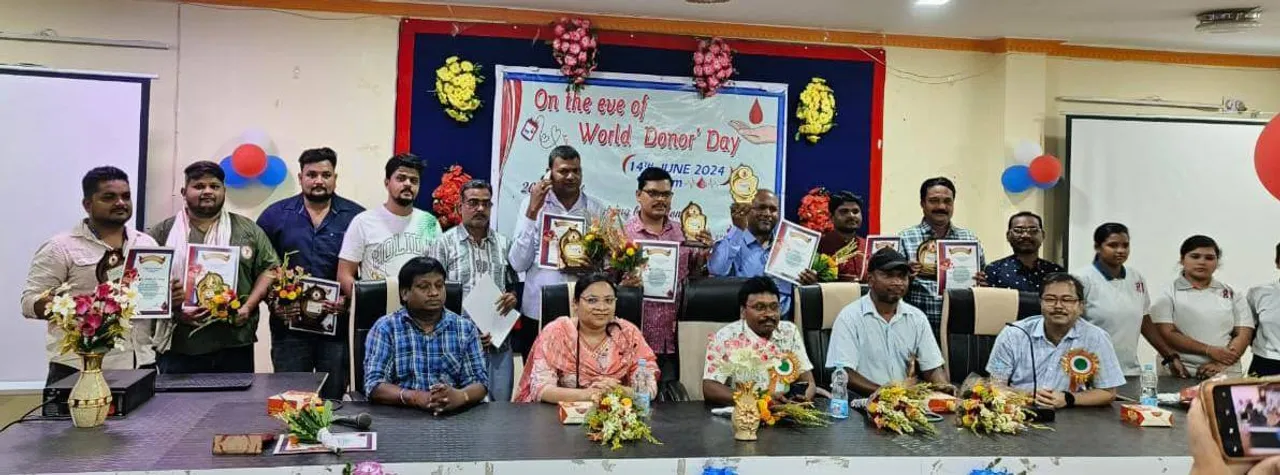  ରାଇରଙ୍ଗପୁର ଉପଖଣ୍ଡ ଚିକିତ୍ସାଳୟରେ ବିଶ୍ୱ ରକ୍ତଦାତା ଦିବସ