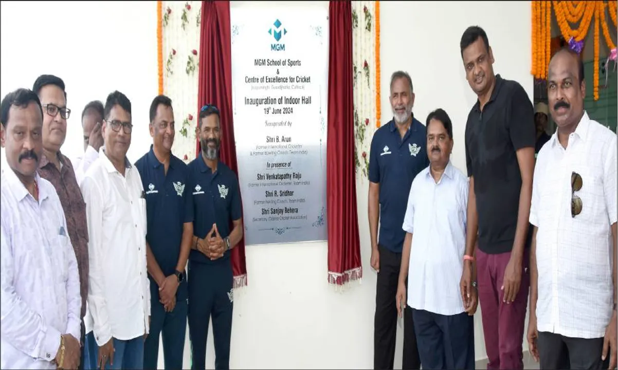  ଏମ୍‌ଜିଏମ୍‌ ସ୍କୁଲ୍‌ ଅଫ୍‌ ସ୍ପୋର୍ଟ୍ସ ଇନ୍‌ଡୋର ହଲ୍‌ ଉଦ୍‌ଘାଟିତ