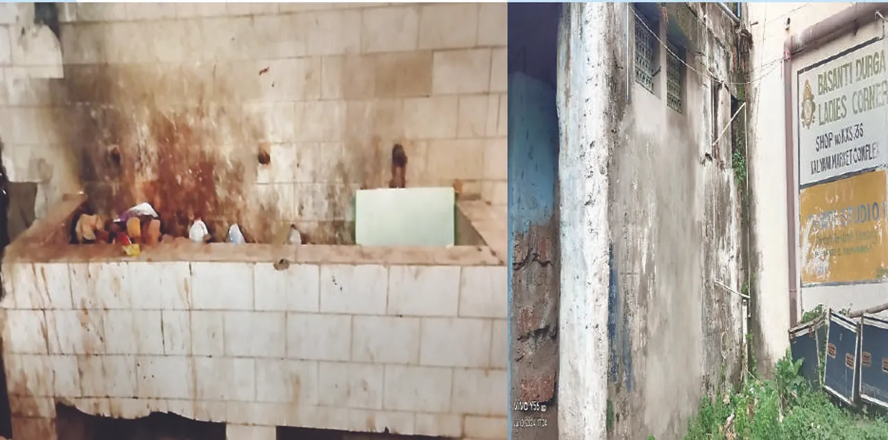  କଲ୍ୟାଣୀ ମାର୍କେଟର କଲ୍ୟାଣ କେବେ ହେବ: ଛାତରୁ ପ୍ଲାଷ୍ଟର୍‌ ଖସିଲାଣି