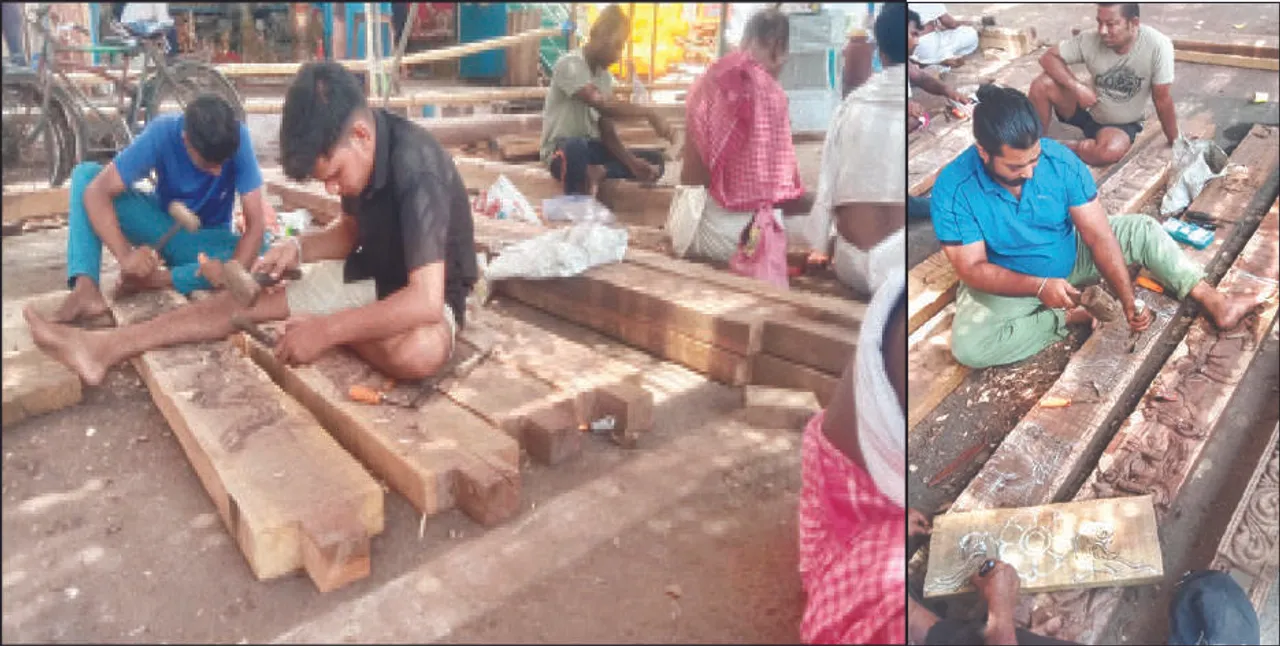  ରଥକୁ ରୂପ ଦିଅନ୍ତି ୨୨ ରୂପକାର