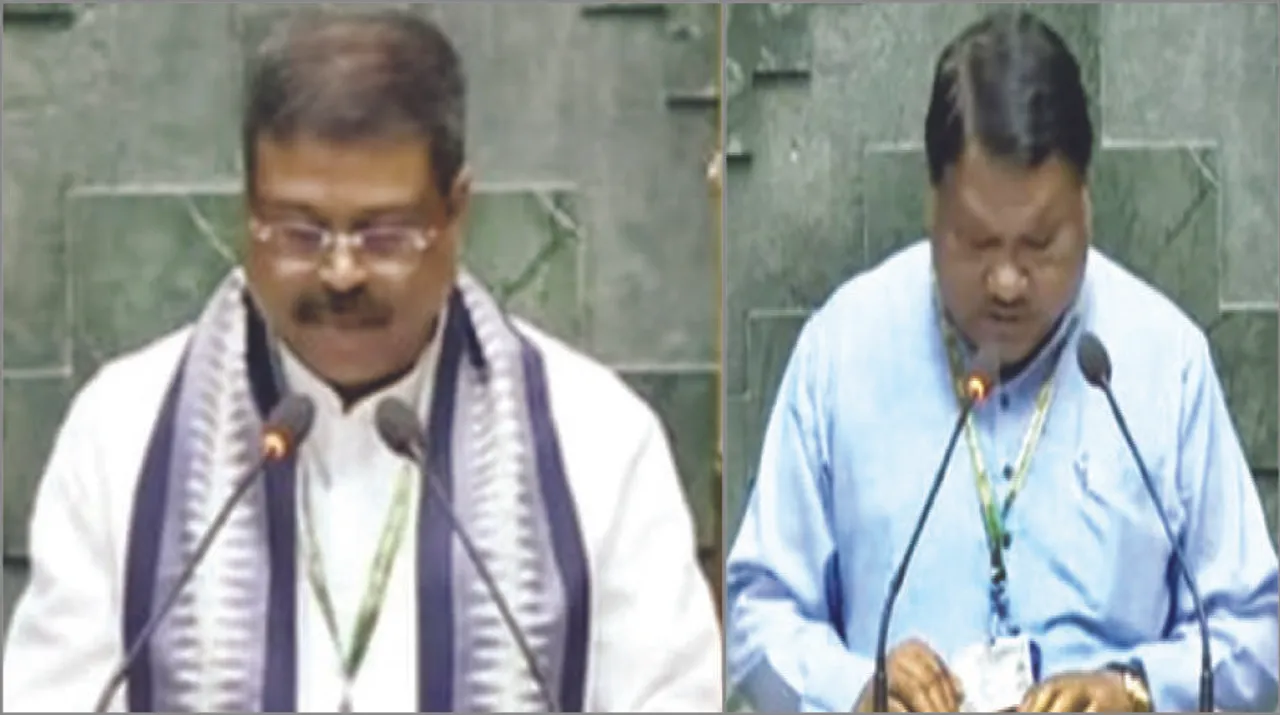  ଓଡ଼ିଆରେ ଶପଥ ନେଲେ ଦୁଇ କେନ୍ଦ୍ରମନ୍ତ୍ରୀ ଧର୍ମେନ୍ଦ୍ର ଓ ଜୁଏଲ: ଆଜି ଶପଥ ନେବେ ଅନ୍ୟ ୧୯ ସାଂସଦ