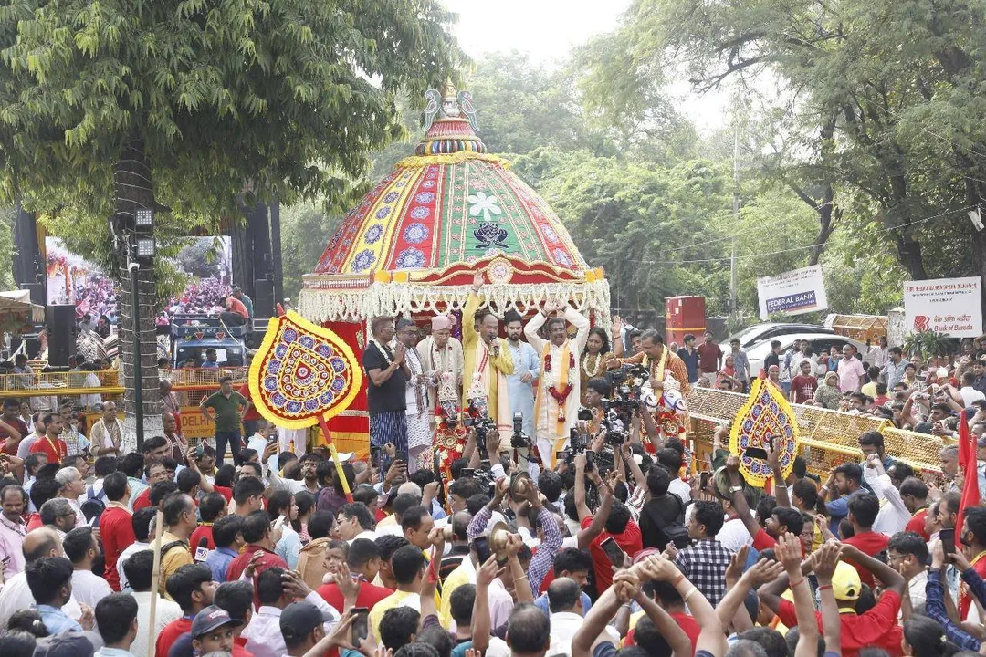  ଦିଲ୍ଲୀର ହାଉଜଖାସ ଜଗନ୍ନାଥ ମନ୍ଦିରରେ ବାହୁଡା଼ ଯାତ୍ରା ସମ୍ପନ୍ନ