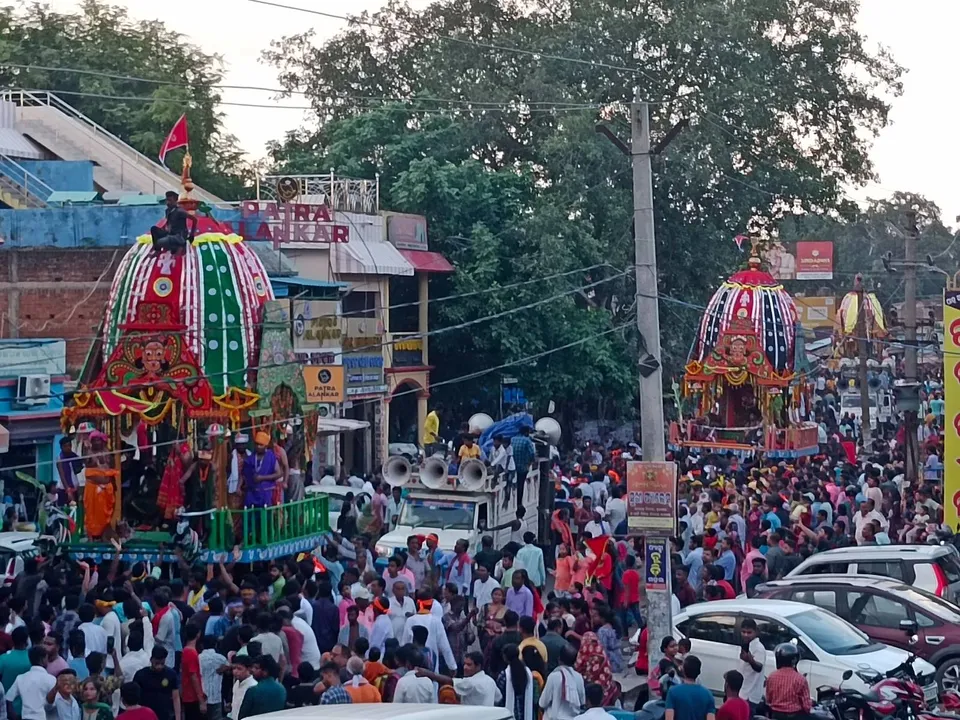  ହରିପୁର ଜଗନ୍ନାଥ ମଠରେ ଶ୍ରୀଗୁଣ୍ଡିଚା ରଥଯାତ୍ରା
