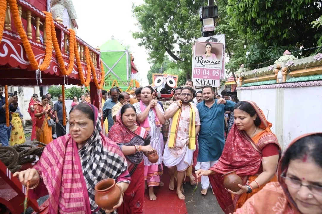  ରାୟପୁରରେ ମହାସମାରୋହରେ ବାହୁଡ଼ାଯାତ୍ରା ସମ୍ପନ୍ନ