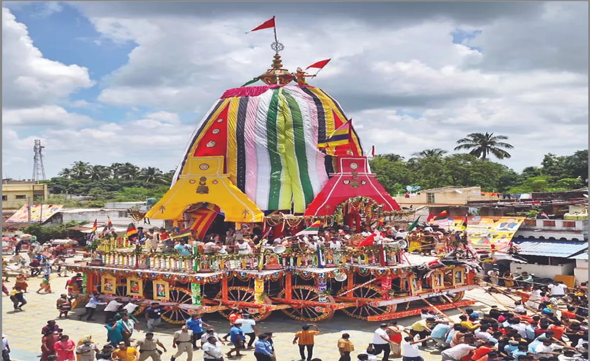  ଶ୍ରୀଗୁଣ୍ଡିଚା ମନ୍ଦିରରେ ପହଞ୍ଚିଲା ରଥ