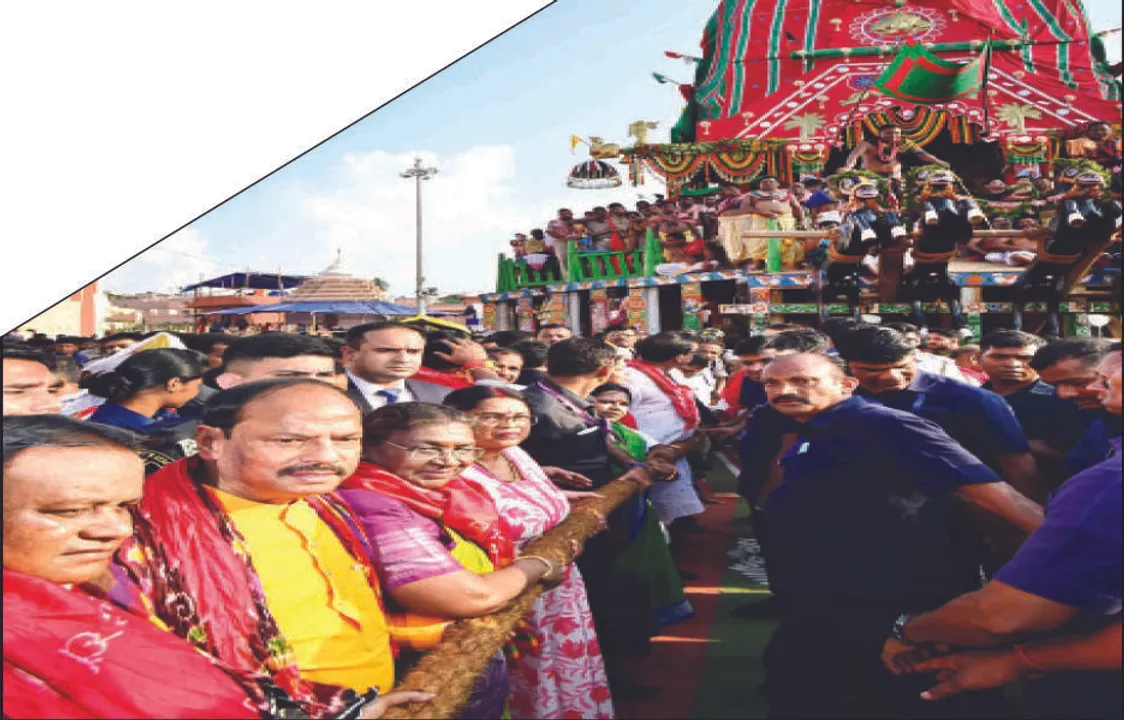  ରଥ ଦଉଡ଼ି ଛୁଇଁଲେ ରାଷ୍ଟ୍ରପତି