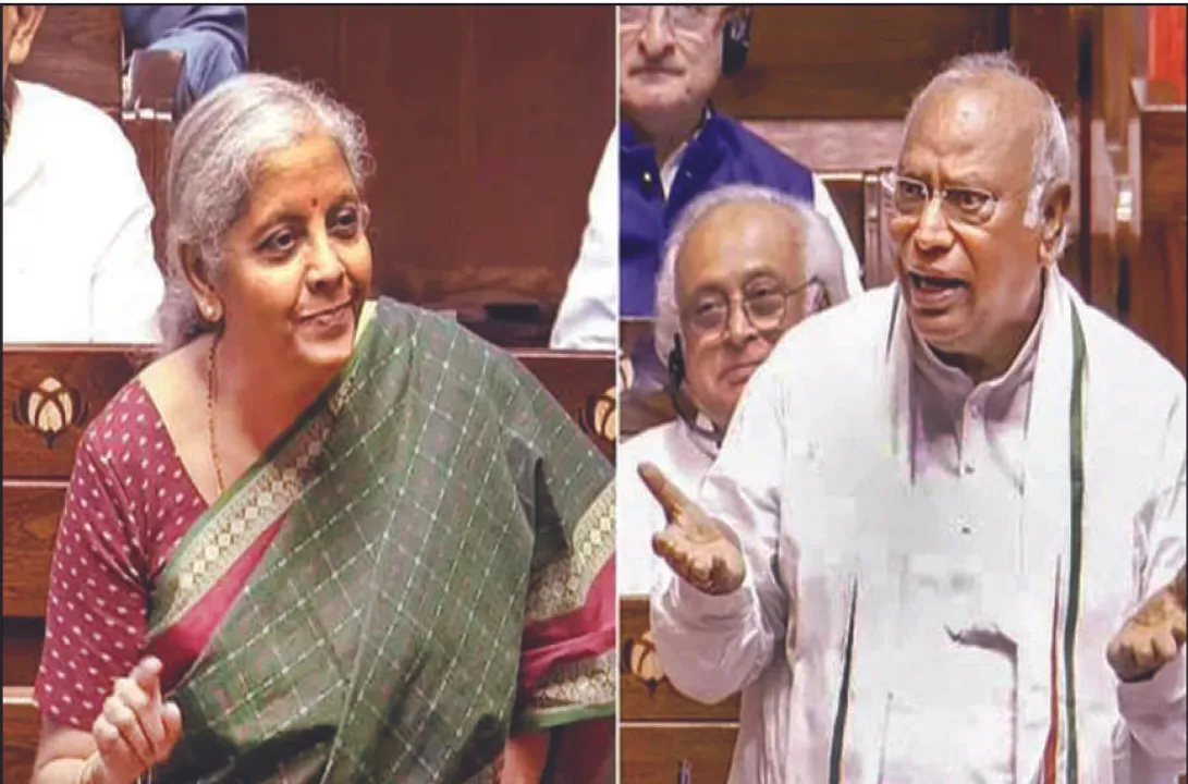  ଖଡ଼ଗେ-ସୀତାରମଣ ମୁହାଁମୁହିଁ