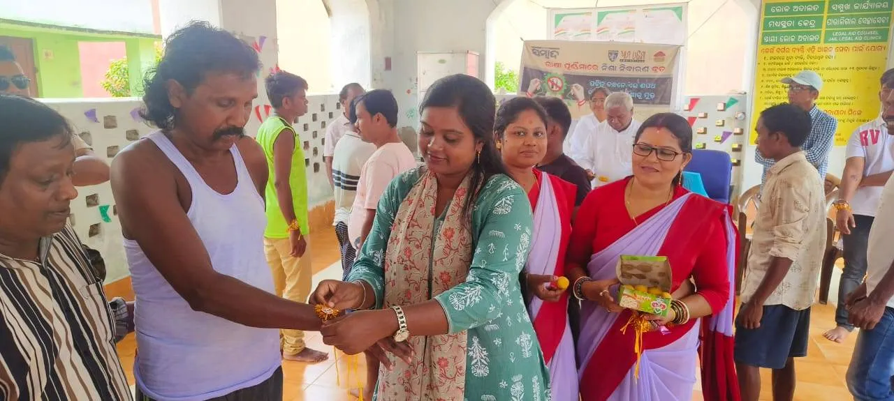  ରାଇରଙ୍ଗପୁରରେ ରାଖୀ ପୂର୍ଣିମାରେ ନିଶା ନିବାରଣ ବ୍ରତ କାର୍ଯ୍ୟକ୍ରମ