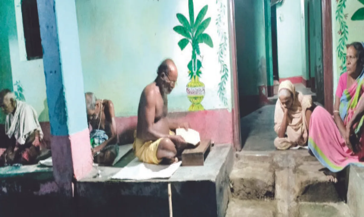  ଗାଁଦାଣ୍ଡରେ ପୁରାଣପଢ଼ା ପରମ୍ପରା: ରଣପୁରରେ ଜମୁଛି ନୃସିଂହ ପୁରାଣ