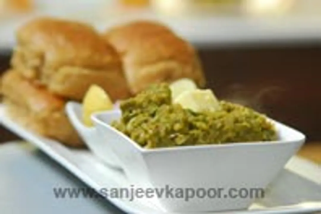 हरियाली पाव भाजी