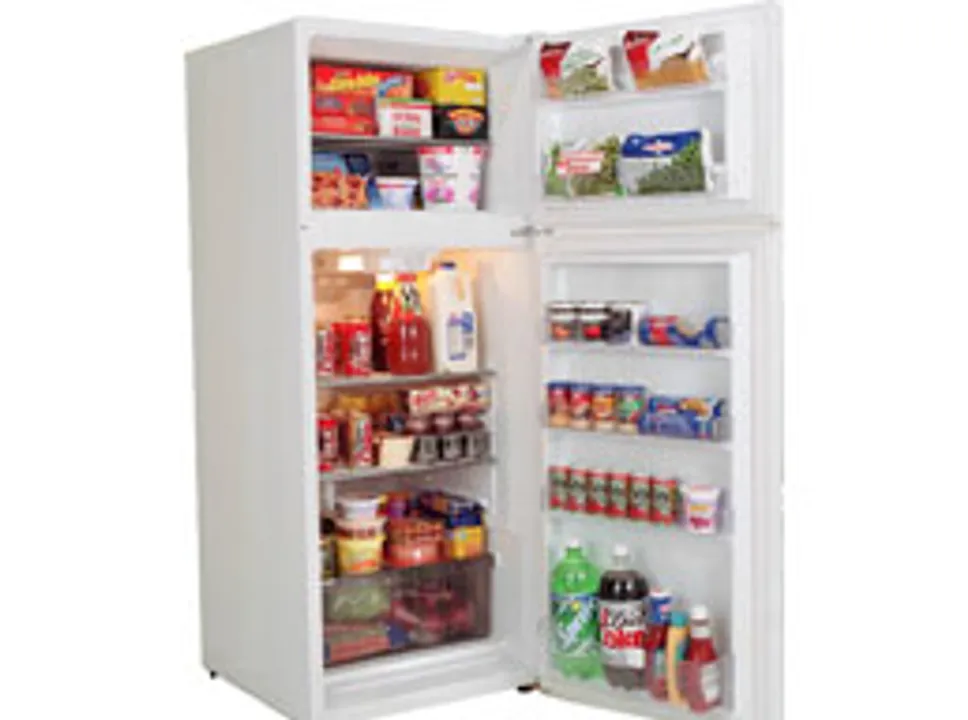 cleaning the refrigerator