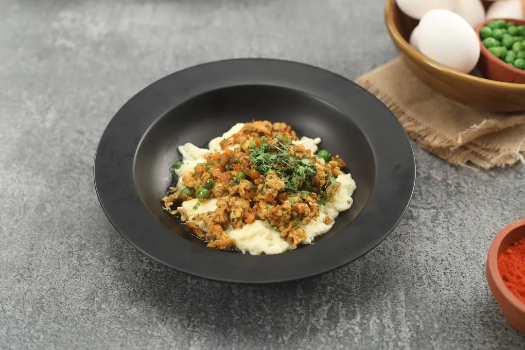 Scrambled Eggs With Mince 1 - YT