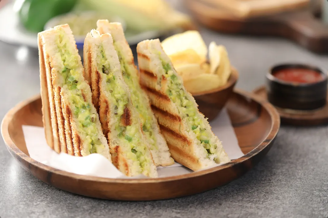 Corn and Sprouts Sandwich - YT