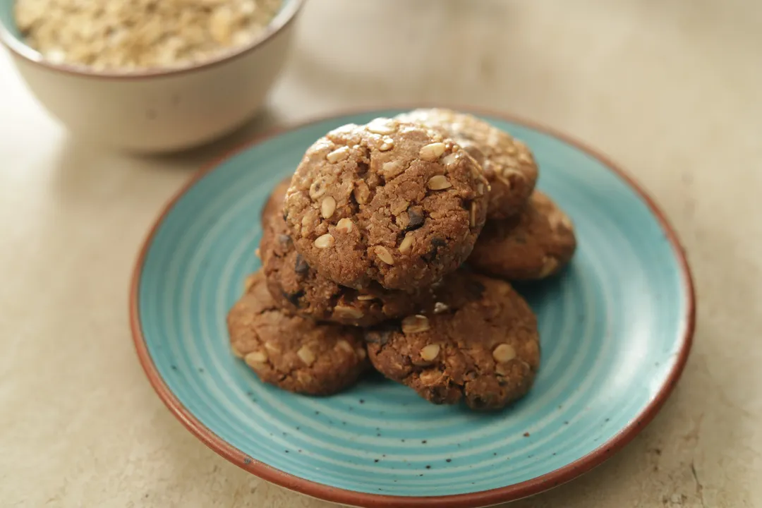 Healthy Chocolate Oats Cookies - YT