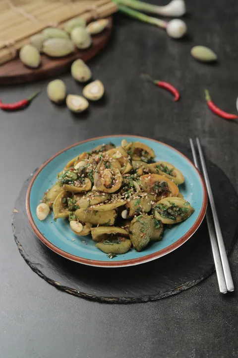 Fresh Almond Stir Fry 1 - YT