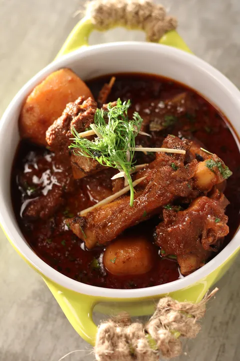 Aloo Mutton Curry 1 - YT