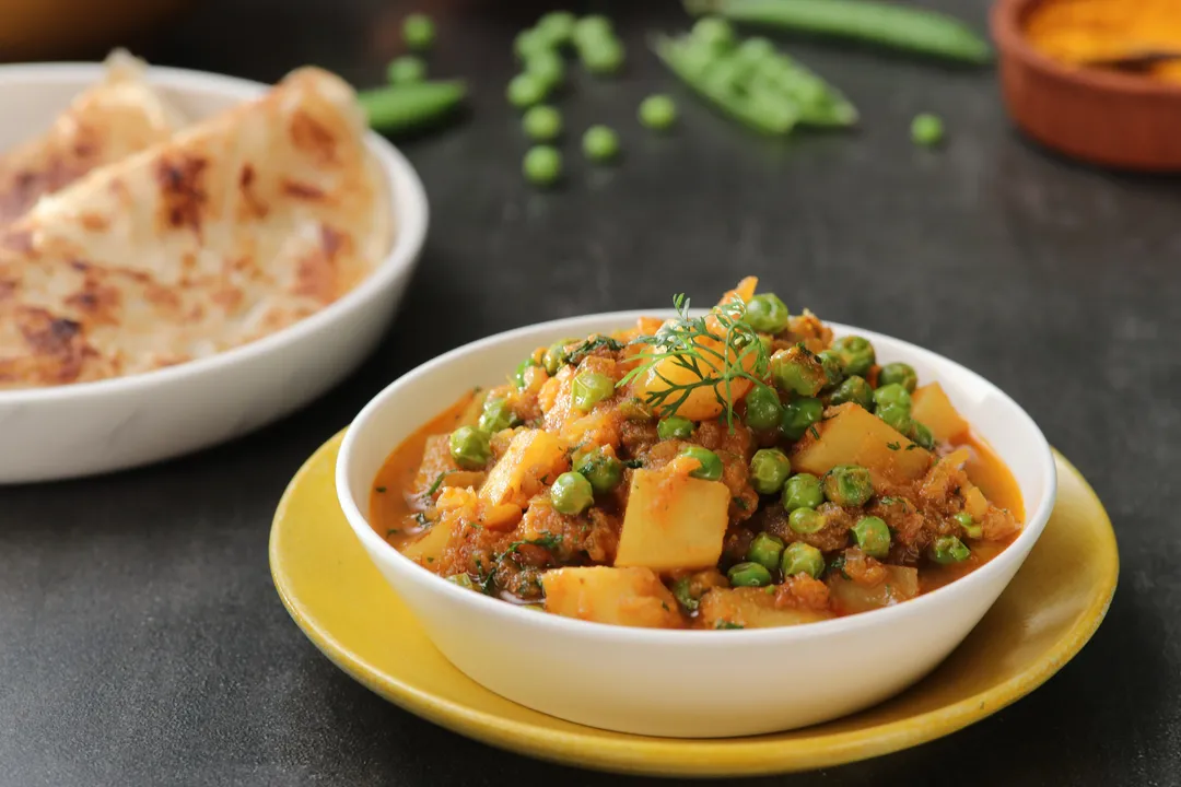 Home Style Aloo Matar - YT