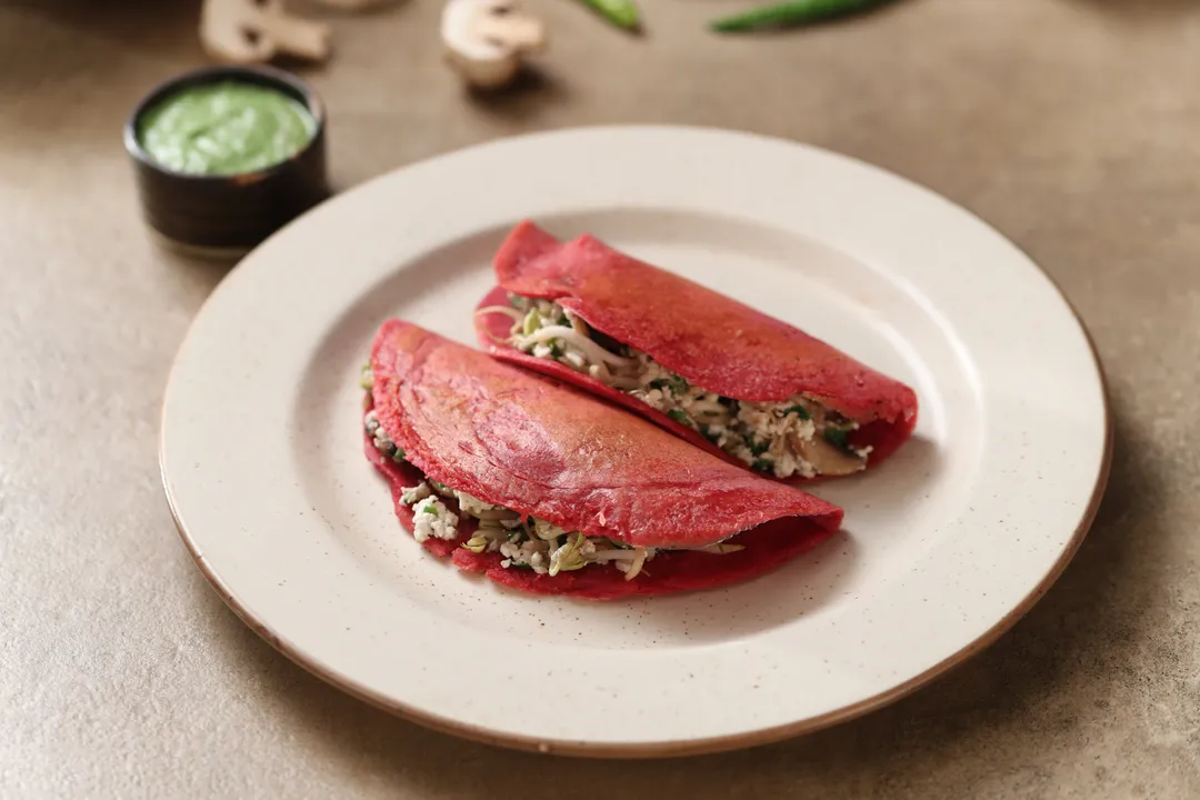 Oats Beetroot Cheela - YT