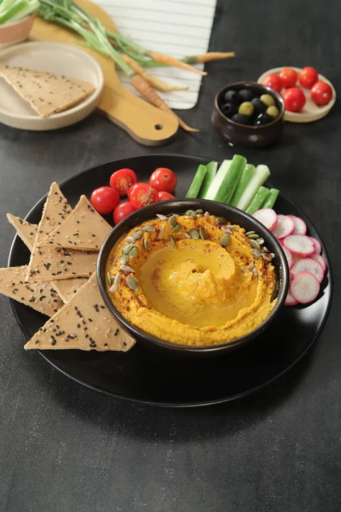 Roasted Carrot Hummus 1 - YT