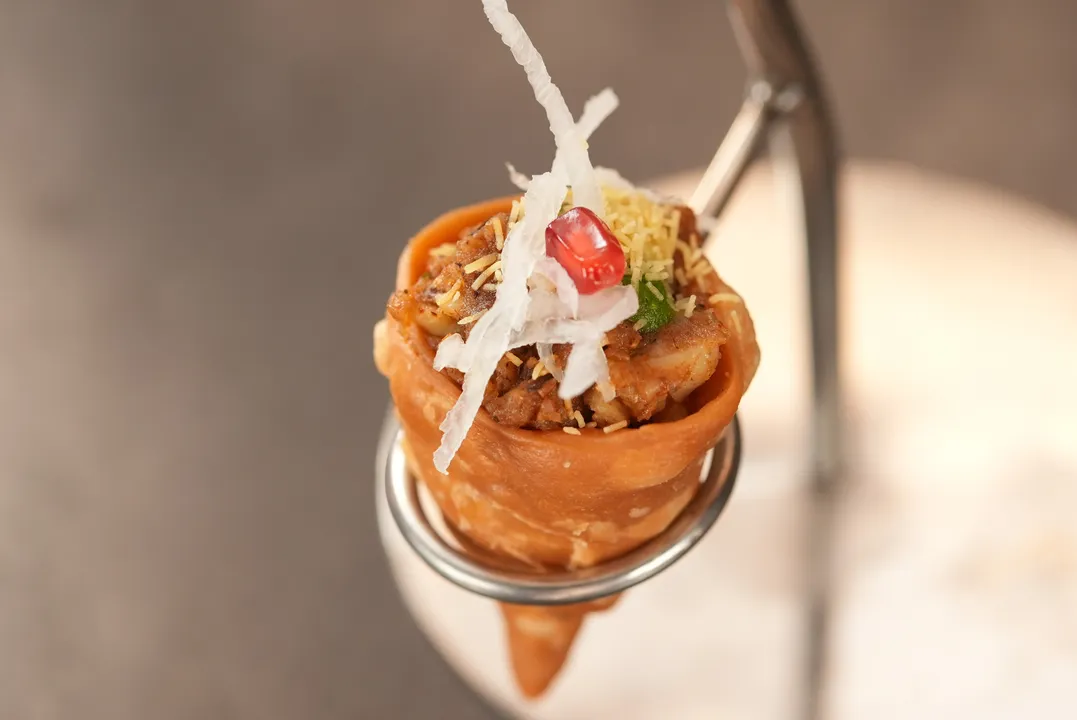 Cone Samosa Chaat - YT