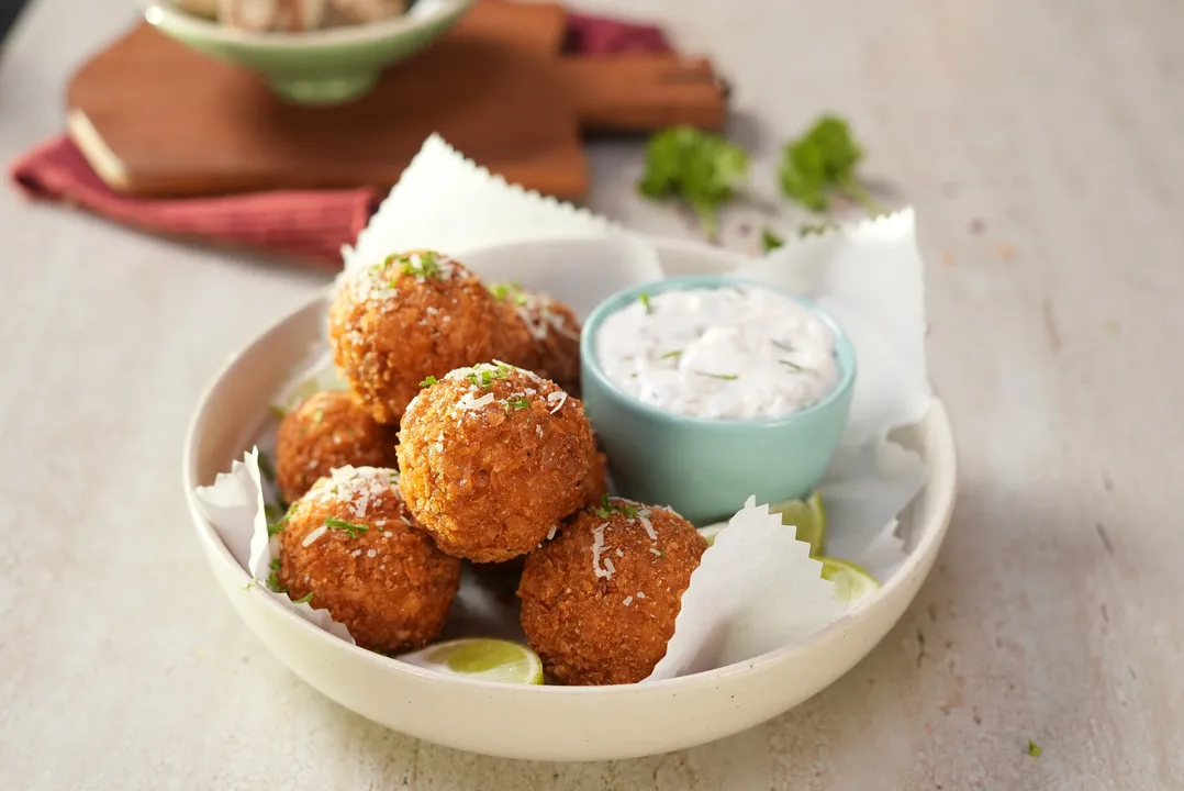 Crispy Mushroom Fritters - YT