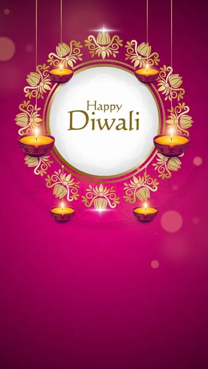 Purple and Gold Traditional Diwali Greetings Instagram Post (1)