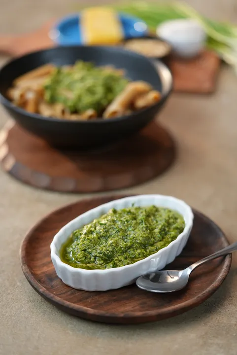 Green Garlic Pesto 1 - YT
