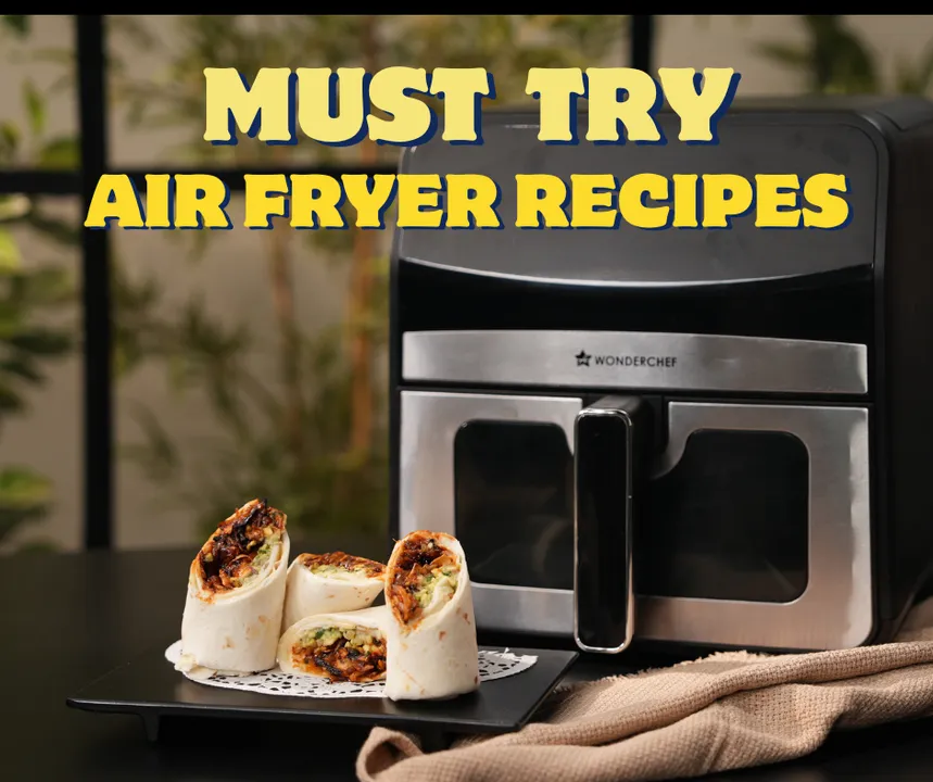 Black and Yellow Minimalist Air Fryer Facebook Post (1)