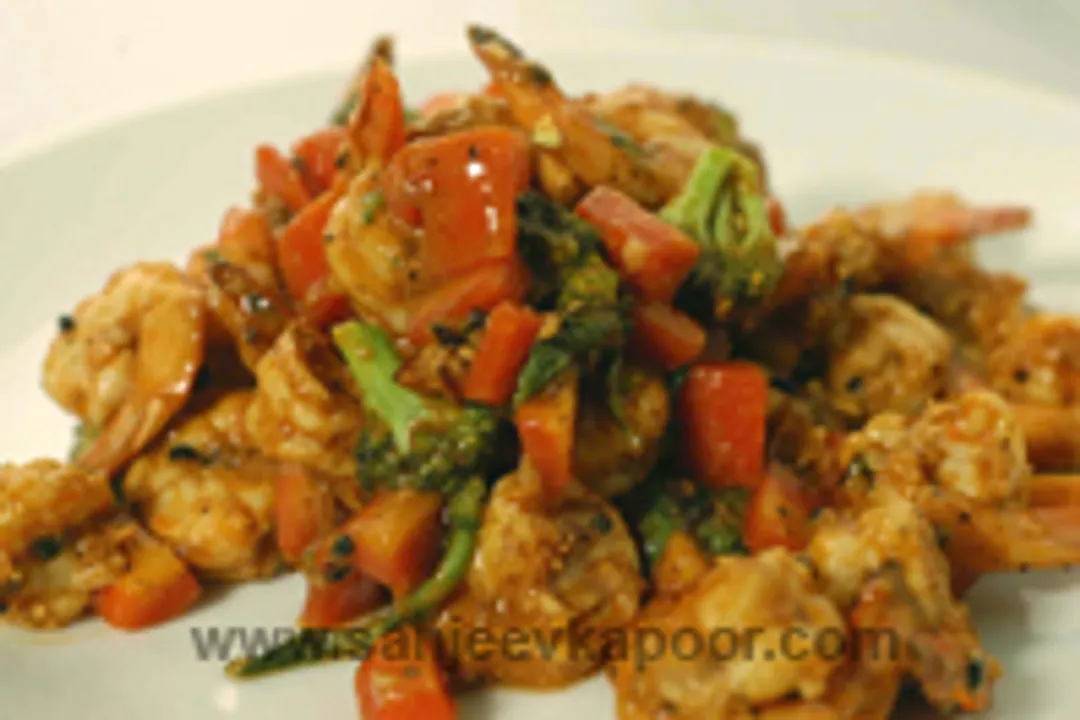 Roasted Garlic Prawns