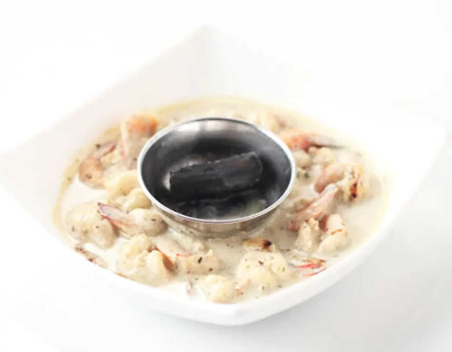 Pepper Garlic Malai Prawns