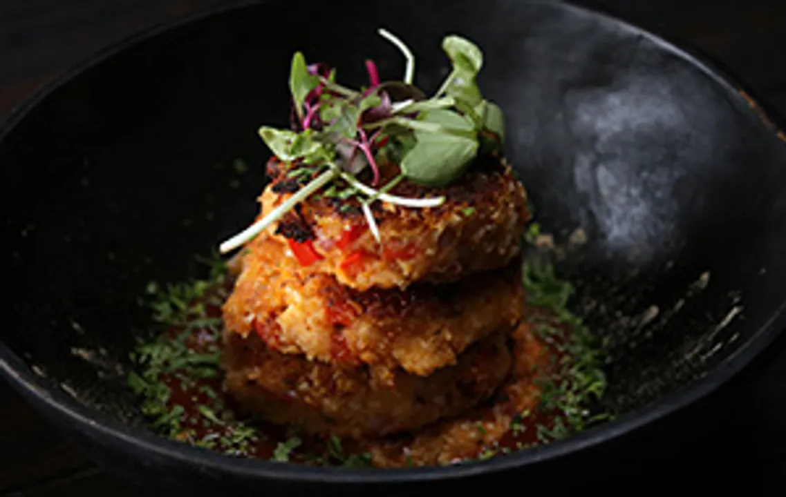 Cauliflower Chickpea Tikki