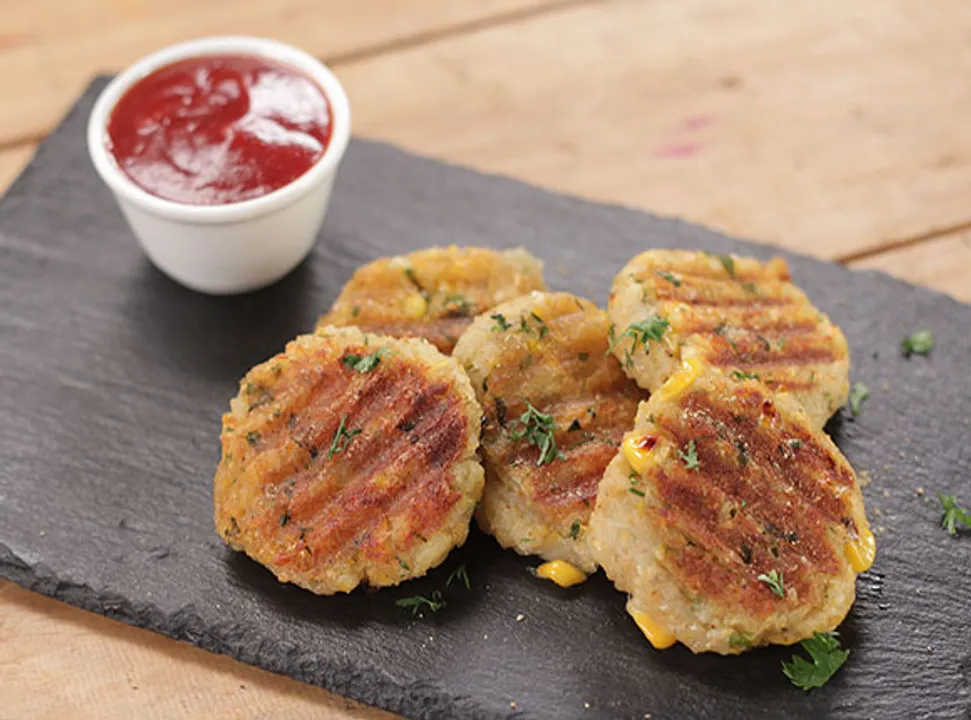 Corn Potato Tikki - SK Khazana