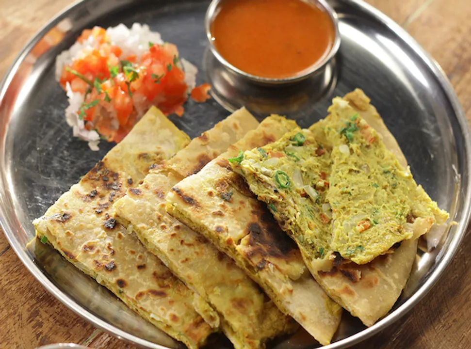 Egg Stuffed Parantha 