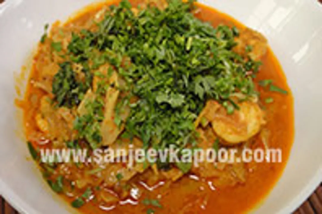 Cabbage Prawns