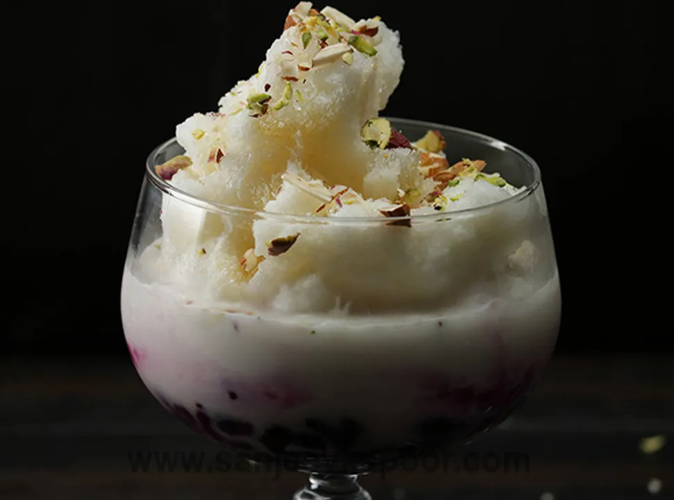 Jamun Yogurt Slush