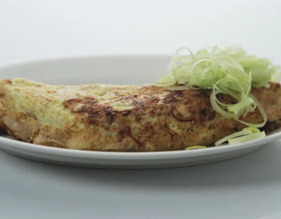 Chinese Prawn And Mushroom Omlette